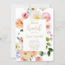 Search for colorful bridal shower invitations Floral