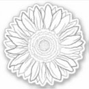 Search for sunflower drawing stickers Nature