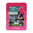 Search for pink flowers rectangular magnets Photography