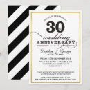 Search for 30th wedding anniversary invitations Chic