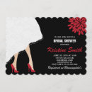 Search for red shoes invitations Bride