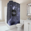 Search for space galaxy shower curtains Purple