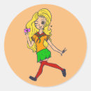 Search for cartoon blonde stickers Girl