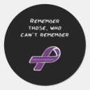 Search for awareness day stickers Purple