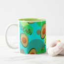 Search for avocado pattern mugs Green