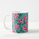Search for teal polka dot mugs Floral