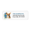 Search for mexican flowers return address labels Watercolor