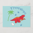 Search for cute triceratops postcards Jurassic