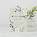Search for gold white save the dates Floral