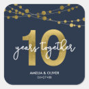 Search for 10th anniversary stickers 10 years together