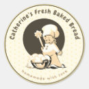 Search for cute bread stickers Vintage