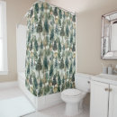 Search for pine trees shower curtains Watercolor