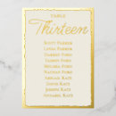 Search for foil gold wedding seating charts Simple