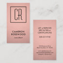 Search for faux rose gold foil business cards Beauty salon