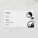 Search for yin yang business cards Zen