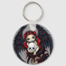 Search for black angel key rings Red