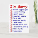 Search for excuse cards Apology