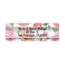 Search for pink and peach return address labels Chic