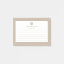 Search for beige post it notes Monogrammed