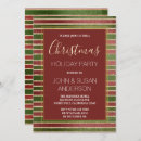 Search for red and gold christmas invitations Green