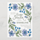Search for blue and green baby shower invitations Flowers