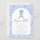 Search for french baby shower invitations Toile de jouy