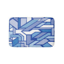 Search for geometric pattern bath mats Bright