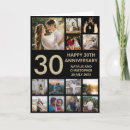 Search for 30th anniversary cards Photo collage