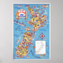 Search for vintage new zealand map posters Fun