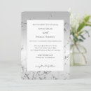 Search for faux silver wedding invitations Chic