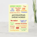 Search for swearing cards Joke
