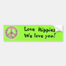 Search for hippie flowers bumper stickers Peace