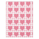 Search for pink hearts tablecloths Modern