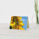 Search for blank sunflower cards Yellow