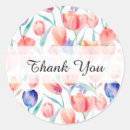Search for watercolor tulips stickers Thank you