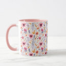 Search for purple wildflowers mugs Watercolor