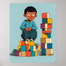 Search for building blocks posters Children