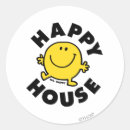 Search for mr happy stickers Roger hargreaves