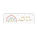 Search for gender neutral return address labels Rainbow