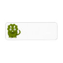 Search for cartoon dinosaur return address labels Green