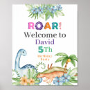 Search for dinosaur welcome signs Boy