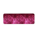 Search for hot pink glitter return address labels Sparkle