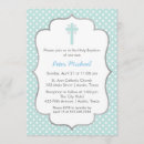 Search for cute boy christening invitations Christian