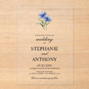 Search for cornflower wedding invitations Minimalist