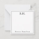 Search for blank note cards Monogrammed