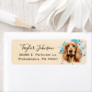 Search for cocker spaniel return address labels Dog