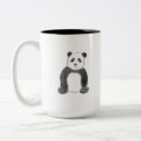Search for black white panda mugs Animal