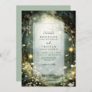 Search for woodland fairy wedding invitations Trees flowers misty forest
