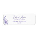 Search for lavender design return address labels Bride