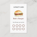 Search for restaurant owners business cards Burger